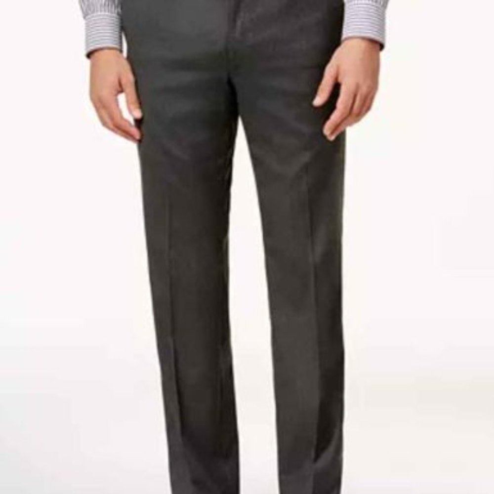 New 36 x 29 Lauren Ralph Lauren Black Men's Microtwill Ultraflex Dress Pants